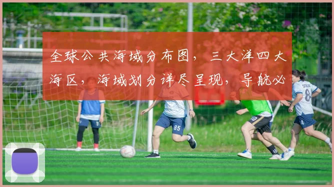 全球公共海域分布图，三大洋四大海区，海域划分详尽呈现，导航必备，探索无界。